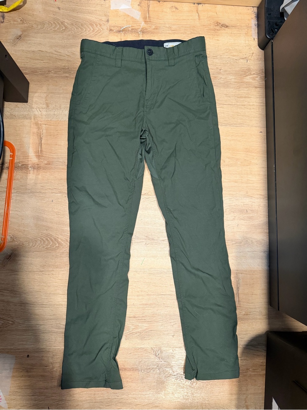 Men's volcom Slim Chino Pants - Olive Green